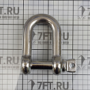 Купить Такелажная скоба 38x38x76мм Ø19мм 3472/13878,3кг из кованной нержавеющей стали AISI316, Osculati 08.321.19 7ft.ru в интернет магазине Семь Футов
