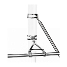 Купить Мачтовое крепление Scanstrut SC102 для радаров 2,5м со стойкой и регулируемым основанием установка на транце/палубе из анодированного алюминия белое 7ft.ru в интернет магазине Семь Футов