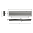 Купить Решетка вентиляционная из анодированного алюминия Vetus ASVREC20 300 x 117 x 47 мм 7ft.ru в интернет магазине Семь Футов