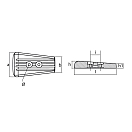 Купить Цинковый трапециевидный анод Tecnoseal 00733BIS 152x88x25мм для кавитационной пластины Volvo Penta DPS-A, DPS-B, FWD 7ft.ru в интернет магазине Семь Футов