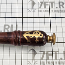 Купить Лупа Nauticalia 5864 260мм с 2,5-кратным увеличением из дерева с латунным якорем 7ft.ru в интернет магазине Семь Футов