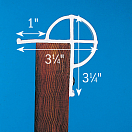 Купить Привальный брус угловой из ПВХ Dock Edge Premium 1050-F 82,55 x 82,55 x 2440 мм белый 7ft.ru в интернет магазине Семь Футов