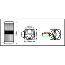 Купить Комбинированный круговой навигационный огонь Lalizas CLASSIC 20 30415 с лампой накаливания двойной (белый и белый/красный/зелёный) видимость 2 мили 12В 25Вт 360° для судов до 20 м 7ft.ru в интернет магазине Семь Футов