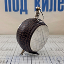 Купить Настольные часы Greenwich "1884" Nauticalia 2950 140мм из латуни и искусственной кожи 7ft.ru в интернет магазине Семь Футов