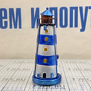 Купить Подсвечник "Маяк" Nauticalia 55174 180мм синий/белый из витражного стекла и металла 7ft.ru в интернет магазине Семь Футов