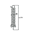 Купить Амортизатор швартовый CIM 1810-0306 6х270мм из нержавеющей стали AISI304 7ft.ru в интернет магазине Семь Футов