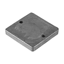 Купить Цинковый анод Tecnoseal 00808 64x64x10мм пластинчатый для двигателей Mercruiser 7ft.ru в интернет магазине Семь Футов