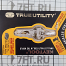 Купить Брелок-мультиинструмент для ключей True utility Keytool TU247 8в1 50x20мм из нержавеющей стали 420 7ft.ru в интернет магазине Семь Футов