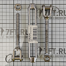 Купить Талреп открытый CIM 3108-0110 М10 вилка/вилка со стопорным болтом и кольцевым шплинтом из нержавеющей стали AISI316 7ft.ru в интернет магазине Семь Футов