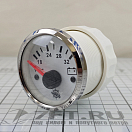 Купить Вольтметр 24В 18/32В Ø57x45мм Ø52мм белый-серебристый с подсветкой, Osculati 27.322.15 7ft.ru в интернет магазине Семь Футов