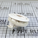 Купить Возвратная ручка для открывания люков пайола на пружине с замком Ø61,4x38,8мм вырез Ø49,6мм 7мм-18мм из белого полиамида, Osculati 38.147.20 7ft.ru в интернет магазине Семь Футов