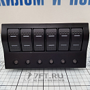 Купить Панель выключателей PCP Compact водонепроницаемая IP66 6 выключателей 12-24В 20А 183x100 мм, Osculati 14.860.06 7ft.ru в интернет магазине Семь Футов