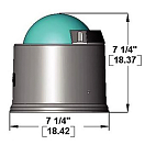 Купить Компас с плоской картушкой Ritchie Navigation Globemaster SP-5C стальной 127 мм 12 В устанавливается на поверхность 7ft.ru в интернет магазине Семь Футов