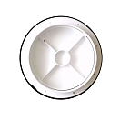 Купить Люк инспекционный круглый HMG Innovative Access Plate 505-305 Ø197/254мм вырез Ø209мм из белого пластика 7ft.ru в интернет магазине Семь Футов