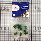 Купить Система маркировки цепи 8мм зелёного цвета 10 вставок Chain Rainbow, Osculati 01.500.08VE 7ft.ru в интернет магазине Семь Футов