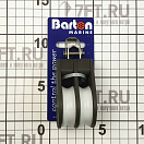 Купить Двухшкивный невертлюжный блок со скобой Barton Marine 03220 10 мм 385 - 770 кг 7ft.ru в интернет магазине Семь Футов