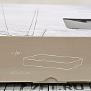 Купить Поднос прямоугольный Marine Business Mare 13012 400x300мм из белого/голубого меламина 7ft.ru в интернет магазине Семь Футов