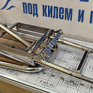 Купить Платформа носовая Техномарин 040245BT с телескопическим трапом 700x420x730мм каркас Ø32мм 3 ступени из древесины ироко и нержавеющей стали AISI 304 7ft.ru в интернет магазине Семь Футов