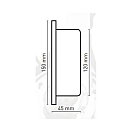 Купить Часы кварцевые судовые с арабским циферблатом Termometros ANVI 32.0386 Ø150/120мм 45мм из полированной латуни 7ft.ru в интернет магазине Семь Футов