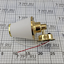 Купить Светильник галогеновый Goldenship GS10420 12В 10Вт золотистый латуниевый корпус 7ft.ru в интернет магазине Семь Футов