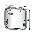 Купить Внутренняя рамка с противомоскитной сеткой Vetus HCM30 300 x 230 мм для люка PLA30L 7ft.ru в интернет магазине Семь Футов