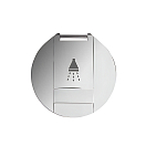 Купить Выпускной патрубок Plastimo EZ Water 67588 резьба 3/4" вырез Ø70мм угловой для морской/пресной воды с круглой крышкой из хромированной латуни 7ft.ru в интернет магазине Семь Футов