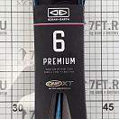 Купить Лиш страховочный для SUP-досок Ocean & earth Premium One-XT lp60xt-black/blue-6´0´´ 1850x7мм ремешок 38мм с мягкой подкладкой синий 7ft.ru в интернет магазине Семь Футов