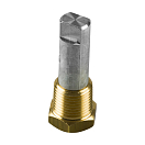 Купить Цинковый анод Tecnoseal 01160T Ø12x52мм стержневой с заглушкой для кормового привода двигателей Yamaha Hydra 7ft.ru в интернет магазине Семь Футов