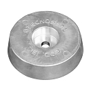 Купить Цинковый анод Tecnoseal 00131C Ø140x35мм дисковый с латунным болтом, прокладкой и заглушкой для кормы 7ft.ru в интернет магазине Семь Футов