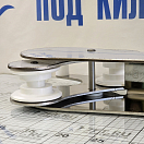 Купить Роульс откидной для якорей до 30кг 695x90x150мм из нержавеющей стали AISI316, Osculati 01.333.05 7ft.ru в интернет магазине Семь Футов