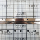 Купить Петля рояльная 2000x40x1,5мм с цилиндрическими отверстиями из полированной нержавеющей стали AISI316, Osculati 38.999.02 7ft.ru в интернет магазине Семь Футов