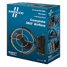 Купить Вентилятор всенаправленный Caframo Sirocco II 7010CABBX 12/24В 0.21/0.35А 54дБ 314м3/ч 1200-1800об/мин 360° 311х241х95мм 3 скорости, таймер отключения, чёрный 7ft.ru в интернет магазине Семь Футов