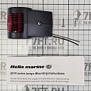 Купить Бортовой огонь Hella Marine 2010 2LT 995 005-001 86х46х55мм 12В 10Вт красный свет дальность 1 морская миля корпус из чёрной пластмассы 7ft.ru в интернет магазине Семь Футов