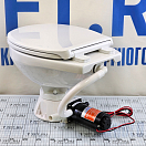 Купить Стандартный судовой унитаз с электрической прокачкой SEAFLO SFMTE1-01-R 12В 492x335x360мм чаша из белой керамики и сиденье из белого пластика 7ft.ru в интернет магазине Семь Футов