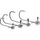 Купить Джиг-головка Westin Round Up LT T47-0250-040 25гр крючок номер 4/0 цвет Natural 50шт/уп 7ft.ru в интернет магазине Семь Футов