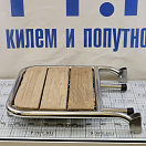 Купить Скамья складная Poseidon 050101T 450x460x484мм из нержавеющей стали AISI304 и верхом из ироко 7ft.ru в интернет магазине Семь Футов