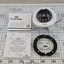 Купить Компас Plastimo Offshore 95 65737 12/24В для судна 6-10м c чёрной конической картушкой Ø81мм в белом корпусе Ø128x111мм горизонтальный врезной монтаж 7ft.ru в интернет магазине Семь Футов