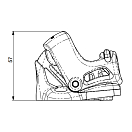 Купить Стопор кулачковый одинарный Spinlock PXR0810/T для тросов Ø8-10мм до 200кг с креплениями через проушины 7ft.ru в интернет магазине Семь Футов