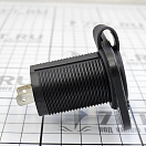Купить Двойная розетка Easterner C3032 12В 3А USB 60x42,5x47,5мм чёрная для зарядки мобильных устройств влагозащищенная 7ft.ru в интернет магазине Семь Футов