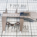 Купить Обушок CIM 1014-1302 46x16x2мм из полированной нержавеющей стали AISI304 7ft.ru в интернет магазине Семь Футов