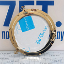 Купить Иллюминатор открывающийся Foresti & Suardi 7C.47.L 470 х 47 мм из полированной латуни 7ft.ru в интернет магазине Семь Футов