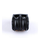 Купить Блок двухшкивный шарикоподшипниковый со скобой Ronstan Orbit Blocks™ серия 30 RF35202 Ø30мм 450/900кг для троса Ø8мм ультралегкий из черного нейлона 7ft.ru в интернет магазине Семь Футов