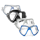 Купить Маска для плавания двухлинзовая для узких лиц Mares X-Vision Mid 411024 прозрачный/бело-голубой для взрослых 7ft.ru в интернет магазине Семь Футов