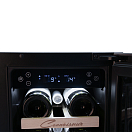 Купить Винный шкаф компрессорный встраиваемый Libhof Connoisseur CX-19 Black 295х585х820мм на 19 бутылок черный с белой подсветкой под столешницу с угольным фильтром 7ft.ru в интернет магазине Семь Футов