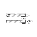 Купить Цинковый анод Tecnoseal 01149 Ø8.5x50мм стержневой для цилиндра двигателей Yamaha 25-250лс 7ft.ru в интернет магазине Семь Футов