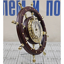 Купить Часы "Штурвал" Nauticalia 6763 Ø250мм из дерева и латуни 7ft.ru в интернет магазине Семь Футов