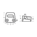 Купить Цинковый анод Tecnoseal 00922 91x79x47мм трапециевидный для двигателей OMC King Cobra 7ft.ru в интернет магазине Семь Футов