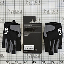 Купить Перчатки спортивные Gill Deckhand 7043M с открытыми пальцами размер M черные из нейлона/полиуретана 7ft.ru в интернет магазине Семь Футов