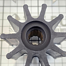 Купить Импеллер со шлицами CEF 500114.T Ø65x50,1мм вал Ø14,29/16мм 10 лопастей 20 профиль для помпы охлаждения двигателя из чёрного неопрена, Osculati 16.194.26 7ft.ru в интернет магазине Семь Футов