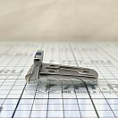 Купить Петля асимметричная Cim 0652-0126 75x38х5мм из зеркально-полированной нержавеющей стали AISI316 7ft.ru в интернет магазине Семь Футов